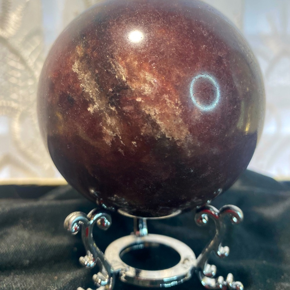 Beautiful Cherry Quartz Sphere